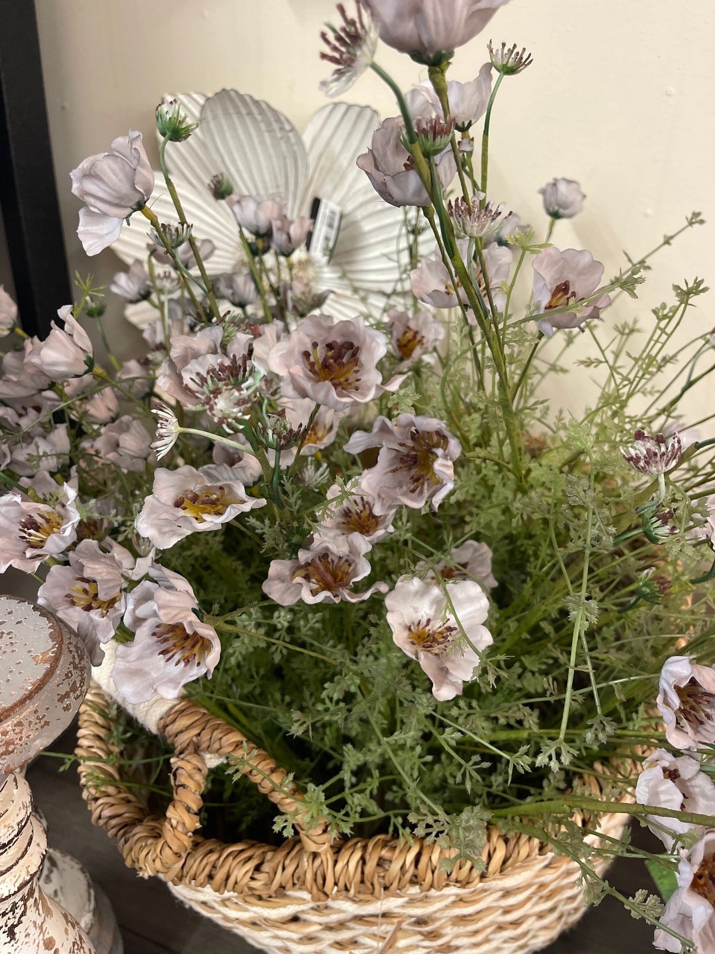 Dusty Blue Wildflower Spray