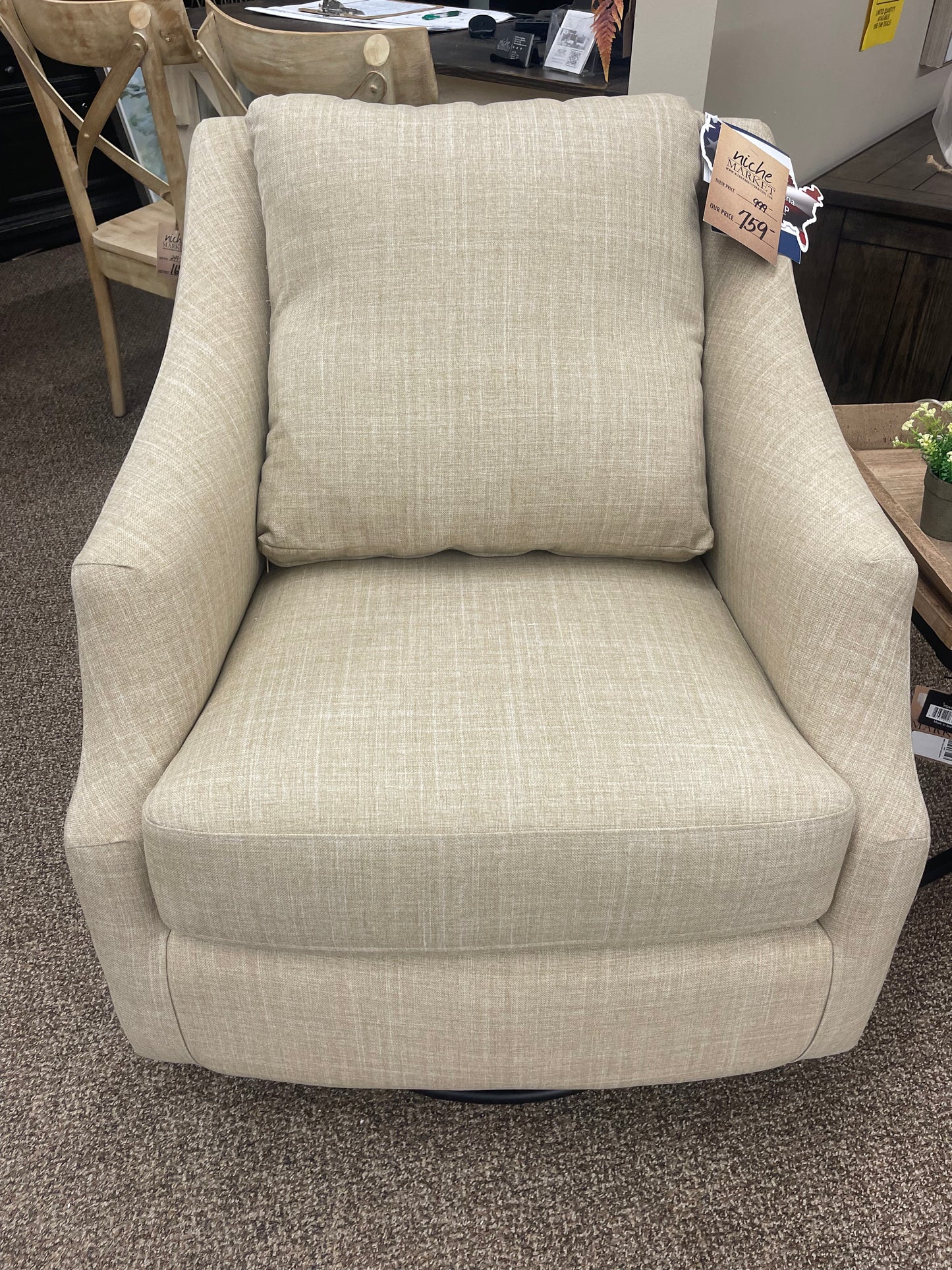 Flutter Sand Swivel Glider