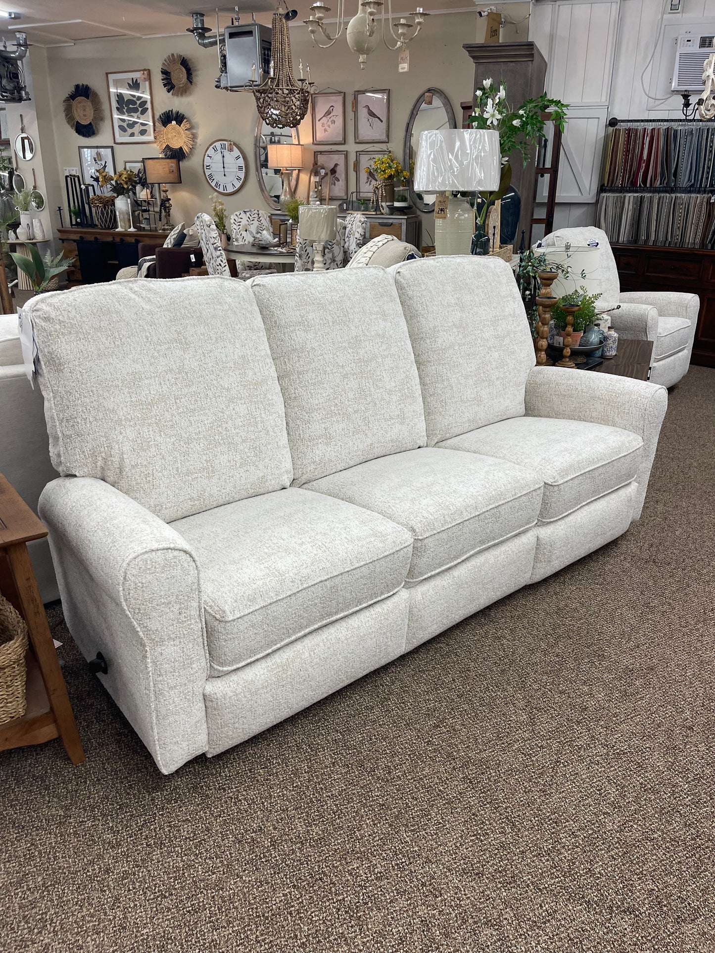 Josey Parchment Space Saver Sofa