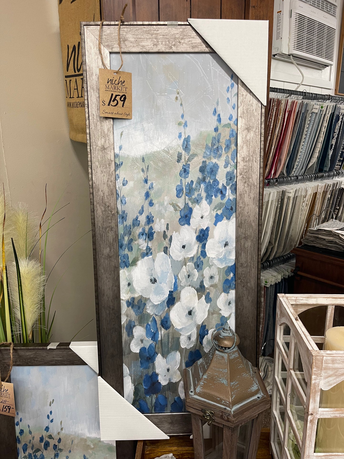 White Flower Mix Framed Print II