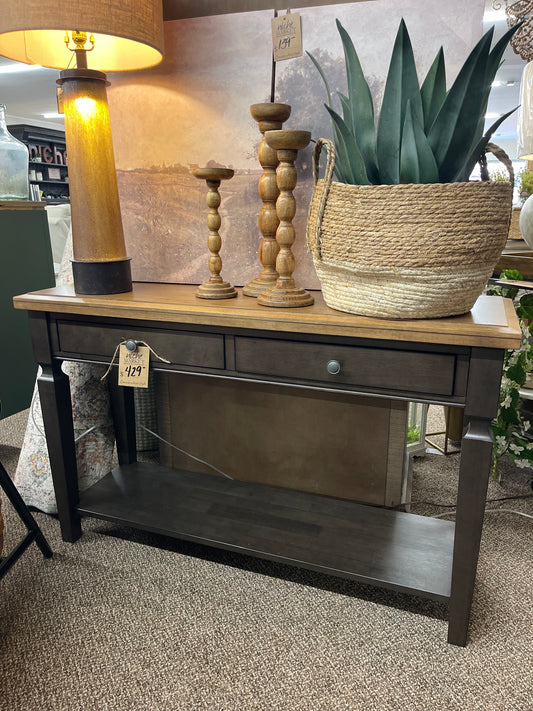 Vista Sofa Table Hickory/Coal