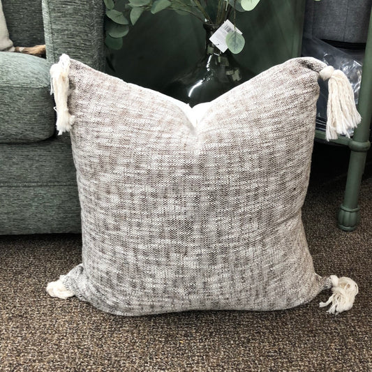 black tassel pillow