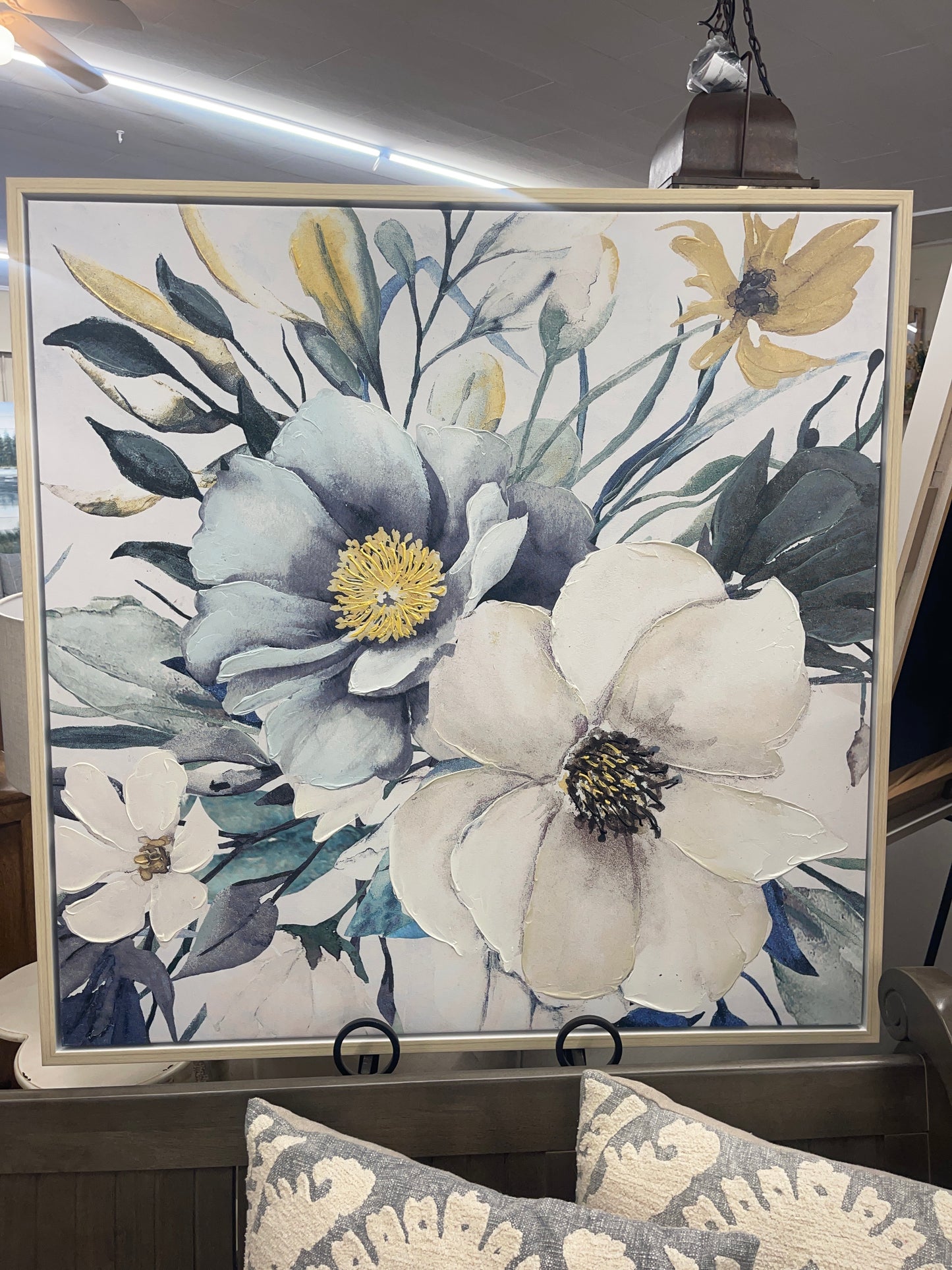 Flower Power Framed Canvas