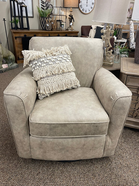 Kaylee Rattan Swivel Glider