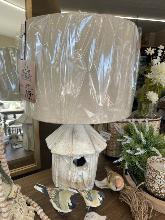 Birdhouse Table Lamp