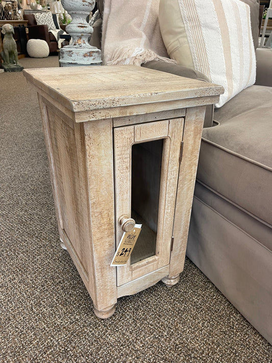 Aruba Natural Chairside Cabinet