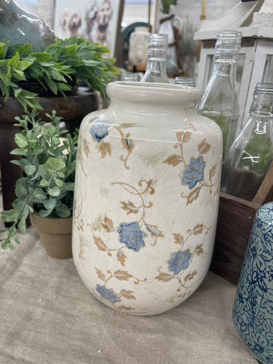 Blue Flower Bud Vase