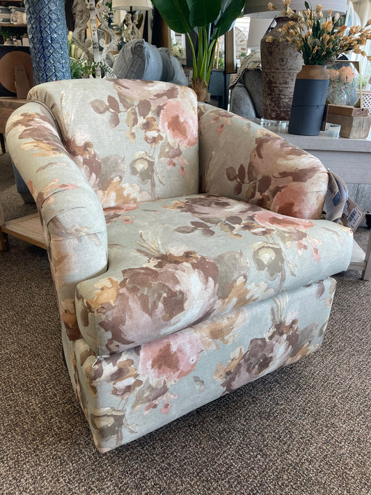 Cass Aloe Swivel Glider