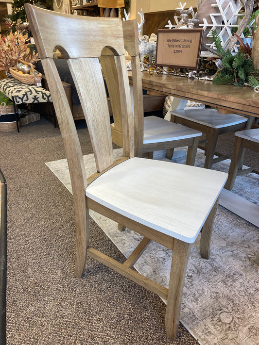 Elle Wheat/Chalk Dining Chair