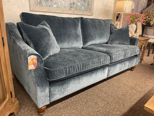 Adeline Sapphire Incliner Sofa