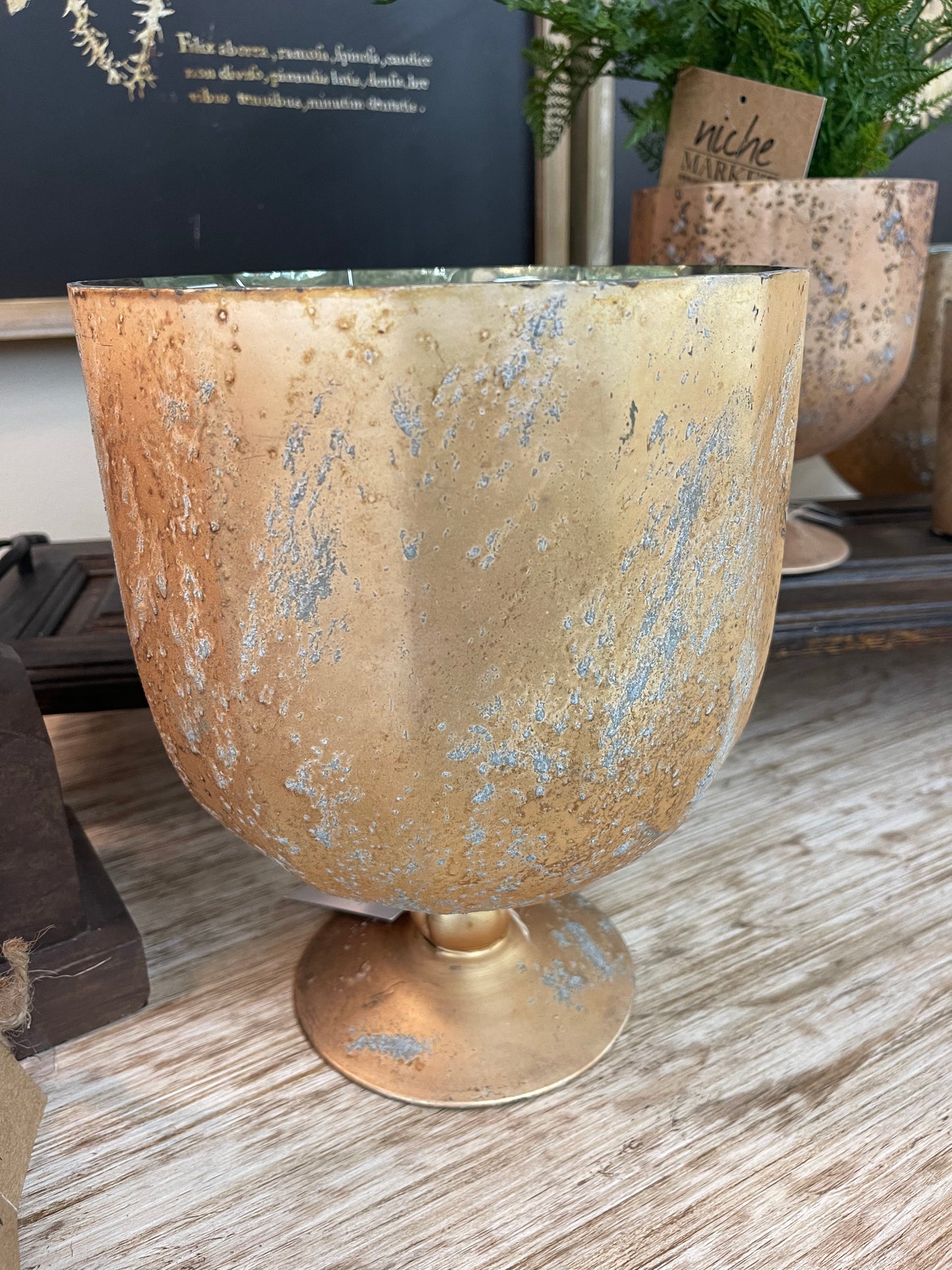 Antique Large Copper Chalice