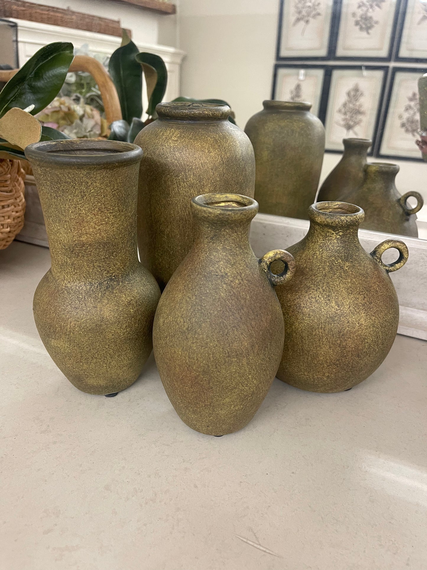 Terracotta S/4 Vases